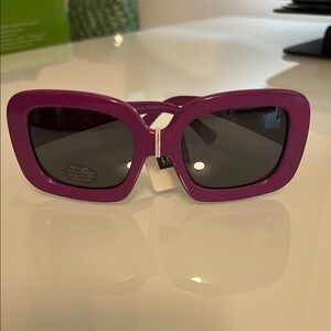 GAP Purple Sunglasses Bold Geometric Design